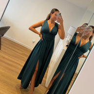 Vestido Fluido verde