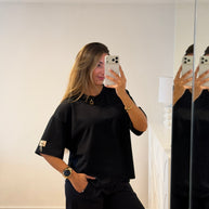 Camisola oversize toque macio | urso