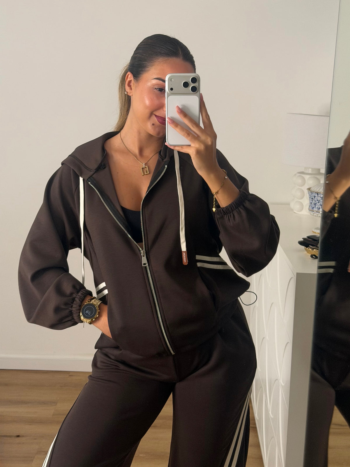 Conjunto fato de treino desportivo