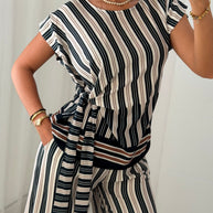 Conjunto riscas | com pormenor