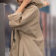 Parka Curta Camel