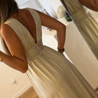 Vestido Fluido creme