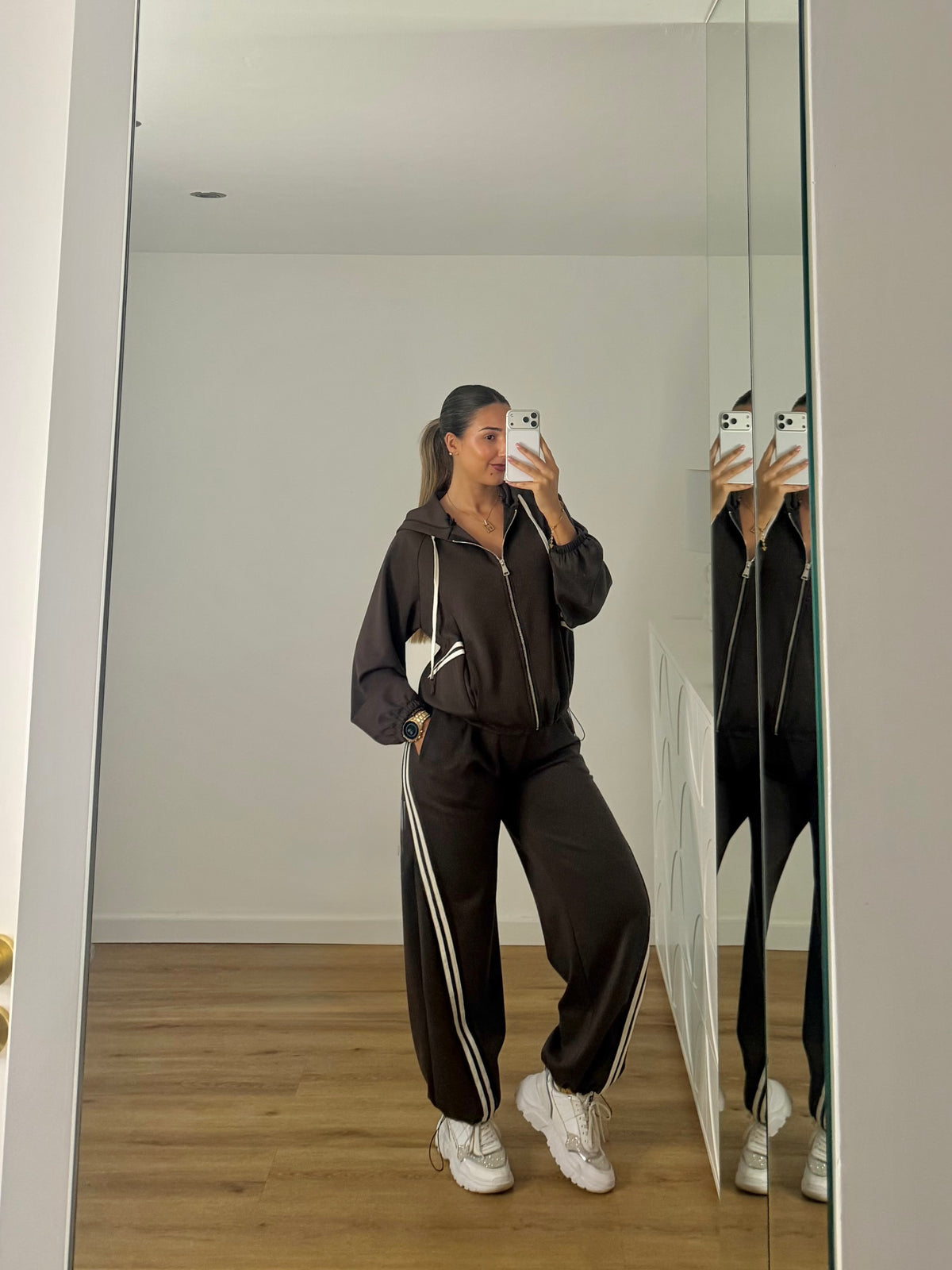Conjunto fato de treino desportivo