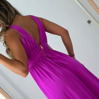 Vestido Fluido beringela