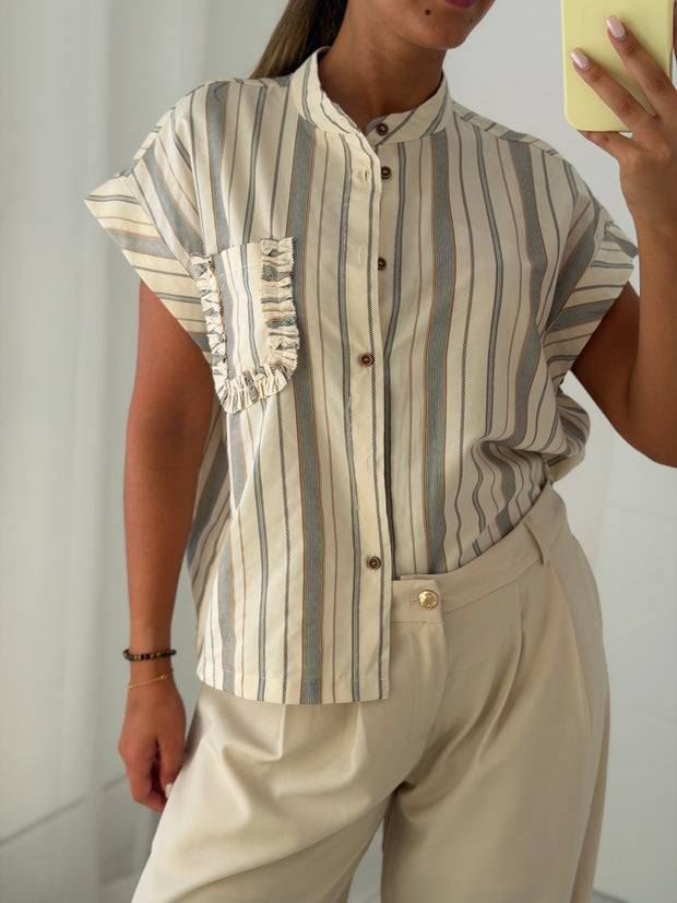 Blusa | camisa riscas