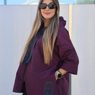 Parka Curta Bordeaux