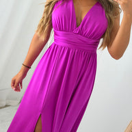 Vestido Fluido beringela