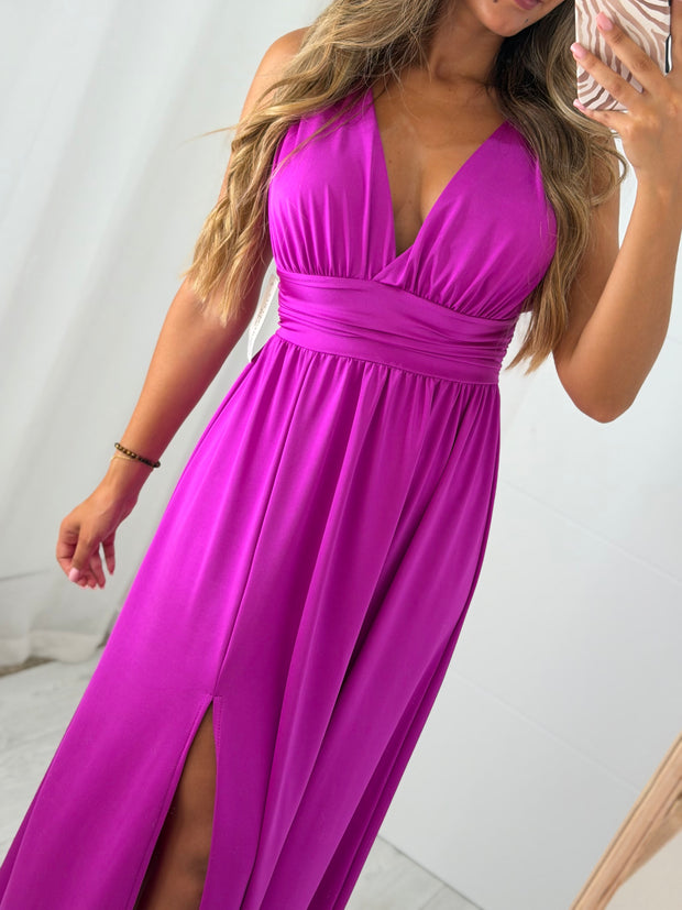 Vestido Fluido beringela