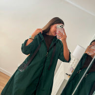 Parka comprida Verde escuro