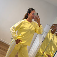 Conjunto Fato de treino amarelo