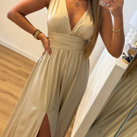 Vestido Fluido creme
