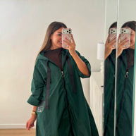 Parka comprida Verde escuro