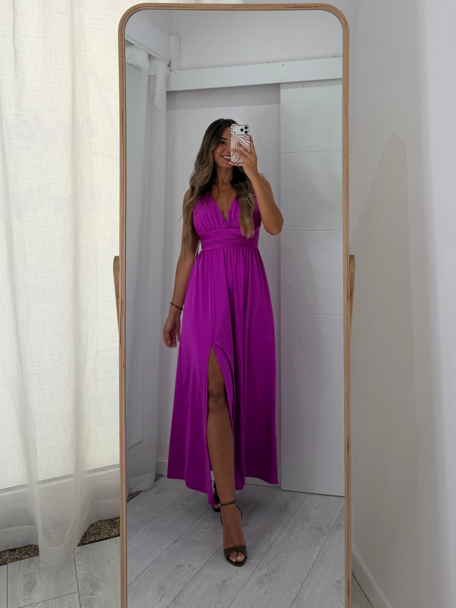 Vestido Fluido beringela
