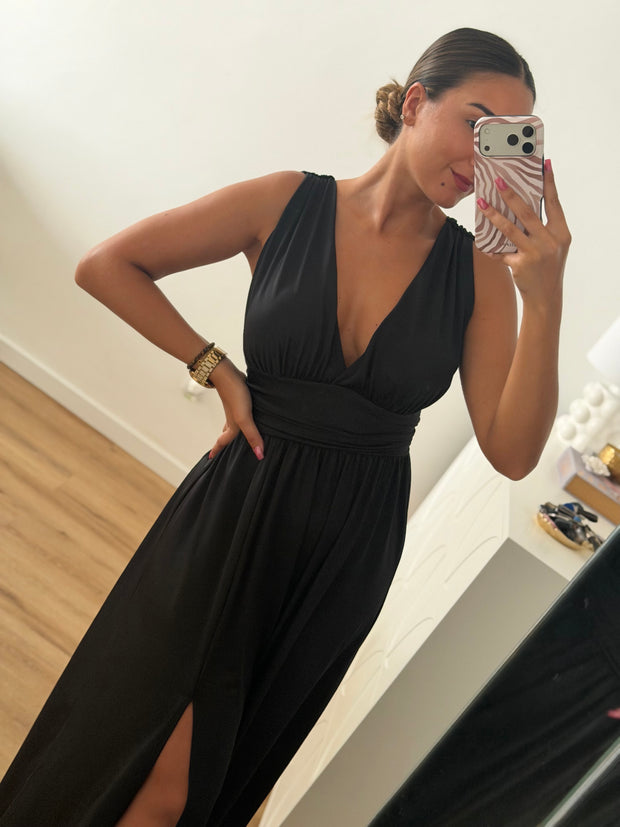 Vestido fluido preto