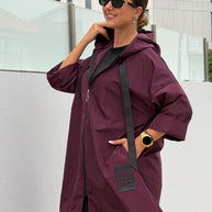 Parka Comprida Bordeaux