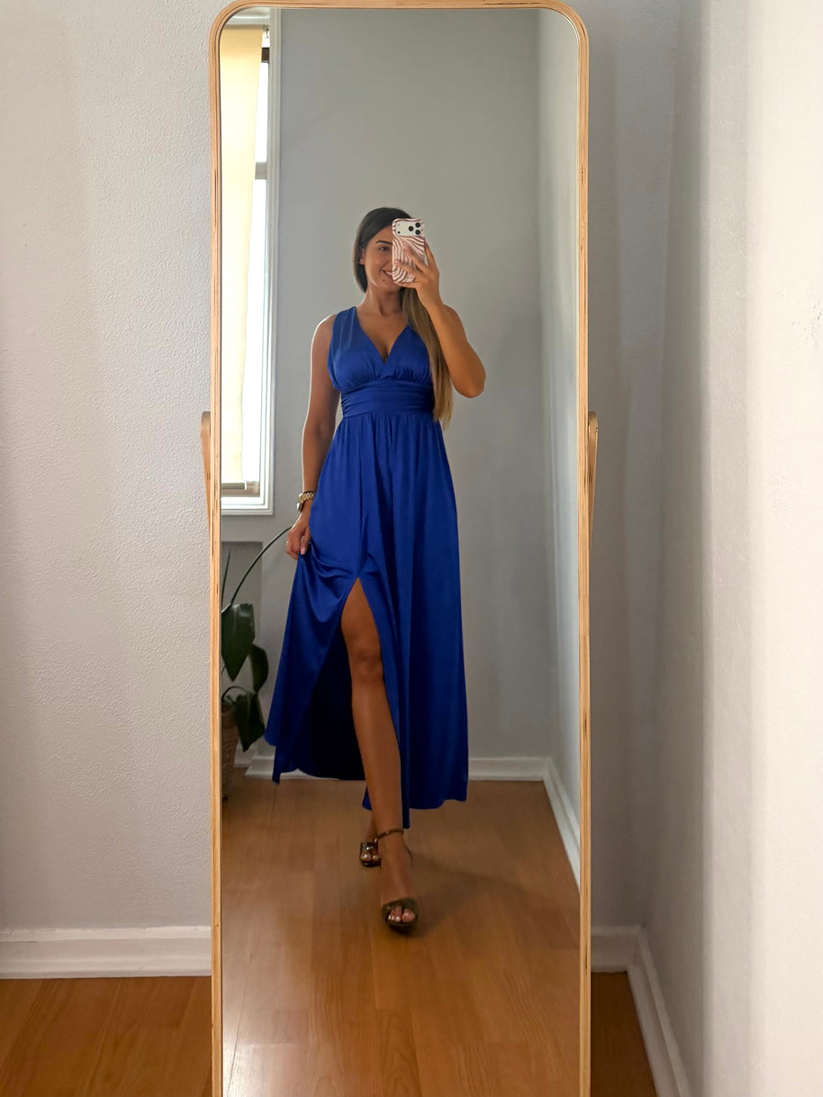 Vestido Fluido azulão