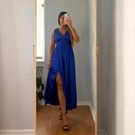Vestido Fluido azulão