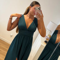 Vestido Fluido verde