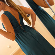 Vestido Fluido verde