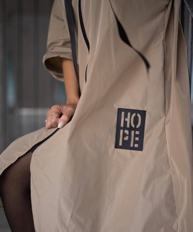 Parka Comprida Camel