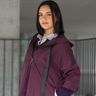 Parka Curta Bordeaux