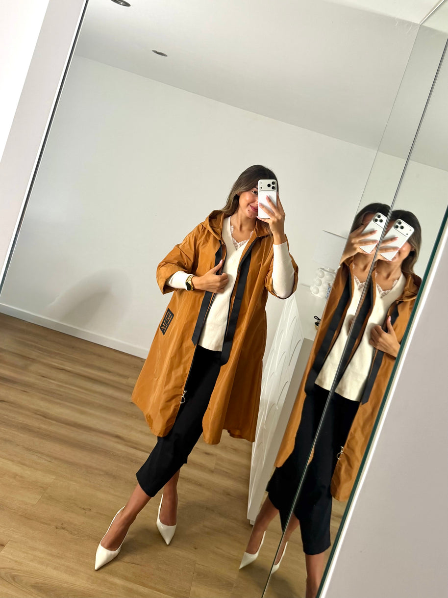 Parka Comprida Terracota