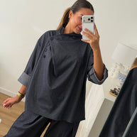 Conjunto tecido tipo DENIM