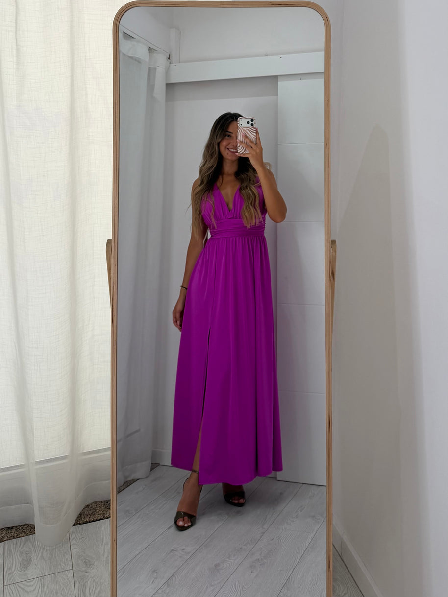 Vestido Fluido beringela