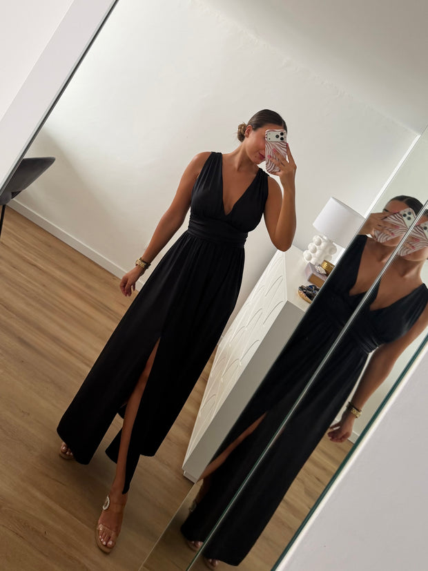 Vestido fluido preto