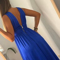 Vestido Fluido azulão