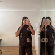 Blusa corações | camisola em algodão