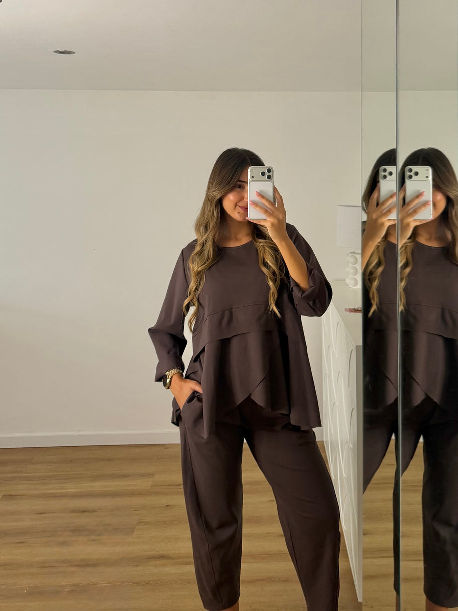 Conjunto pétala com calça BEST SELLER - 6 cores