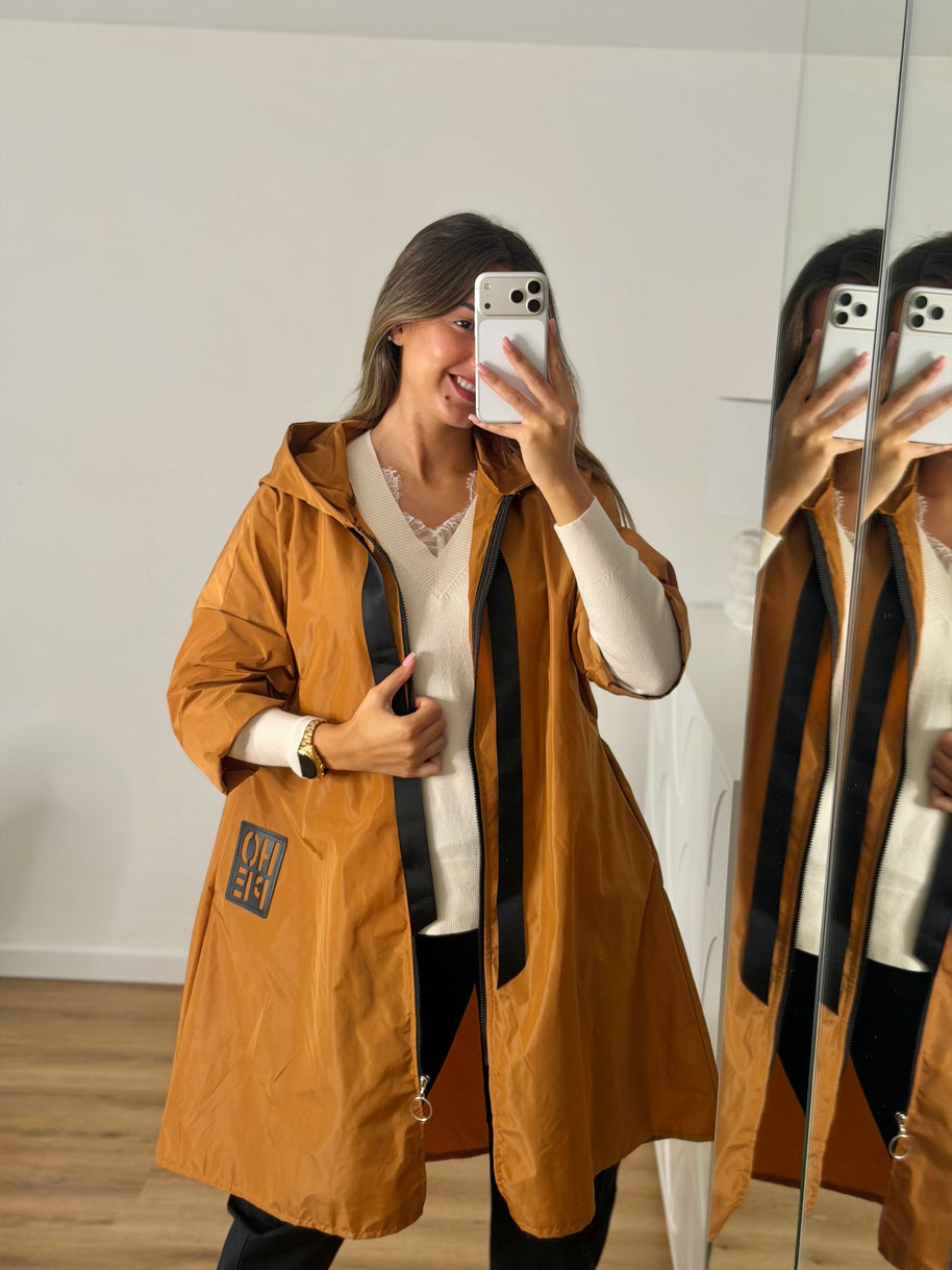 Parka Comprida Terracota