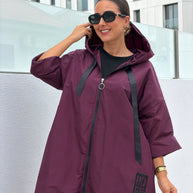 Parka Comprida Bordeaux