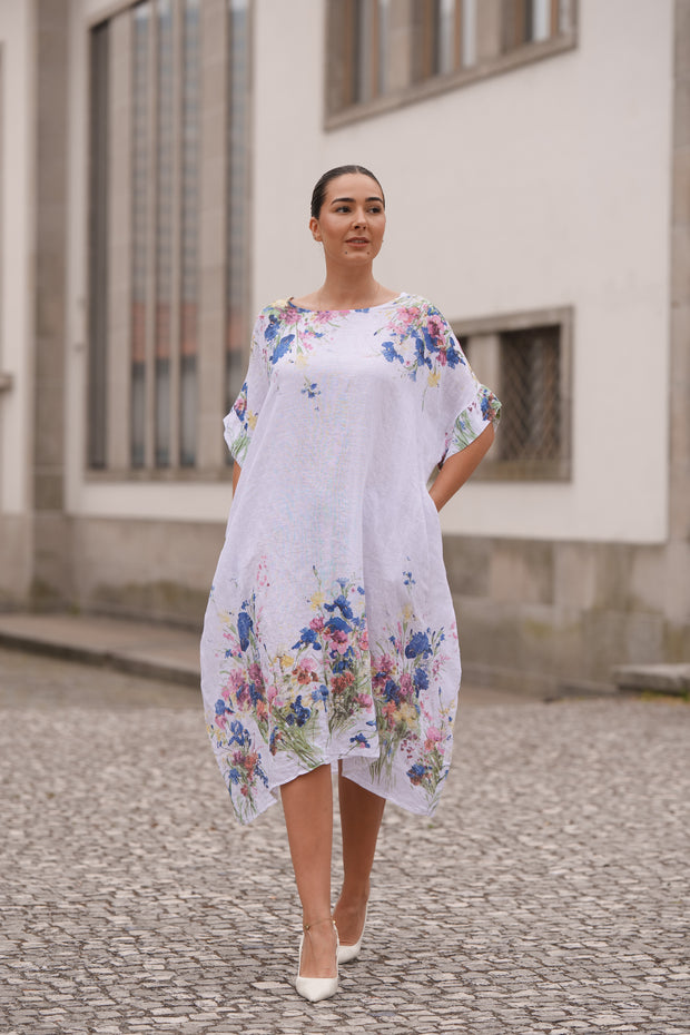 Vestido 100% linho