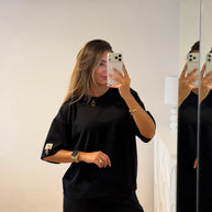Camisola oversize toque macio | urso