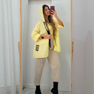 Parka Curta Amarelo bebé