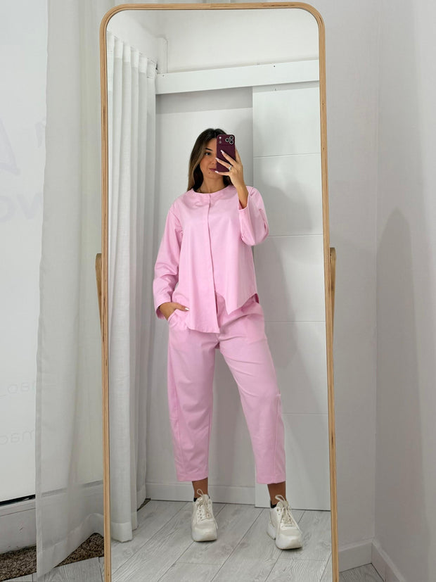 Pink Asymmetrical Set