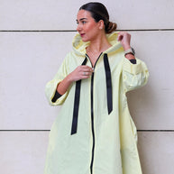 Parka Comprida Amarelo Bebé