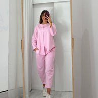Pink Asymmetrical Set