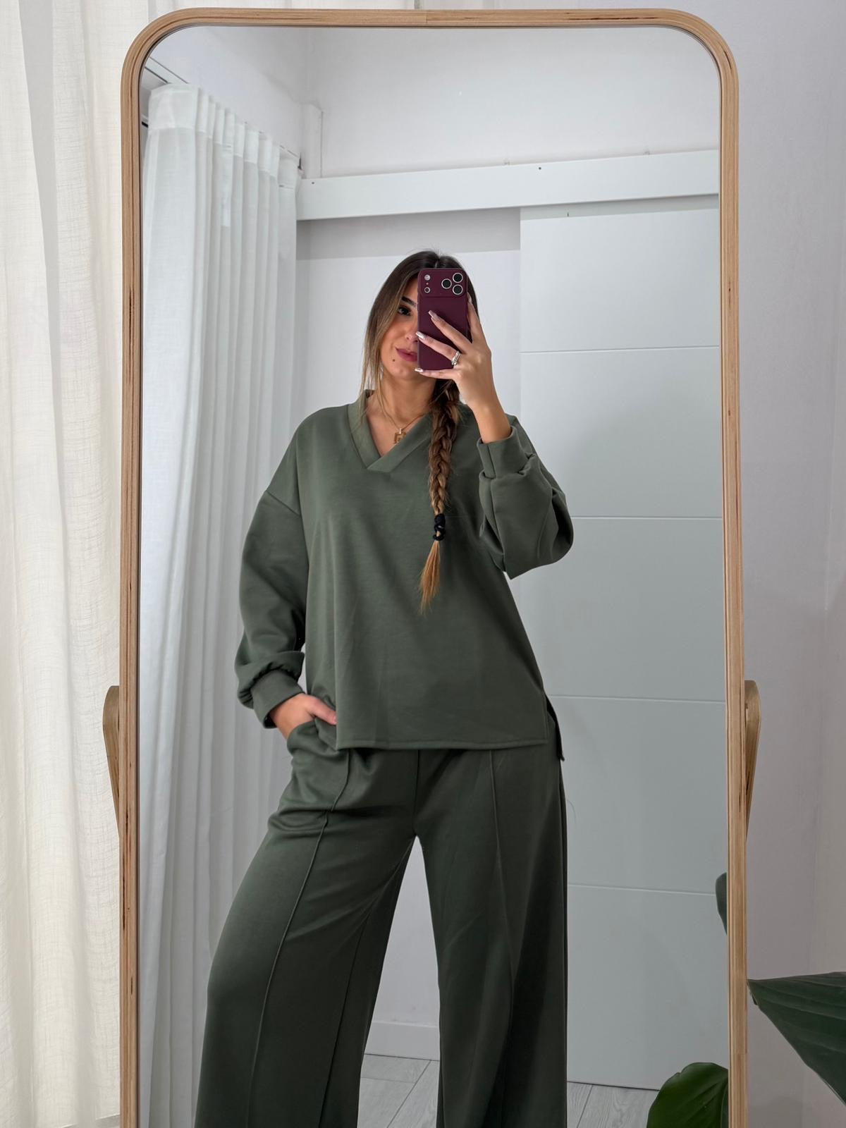 Khaki Green Tracksuit