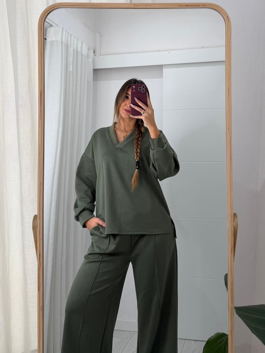 Khaki Green Tracksuit
