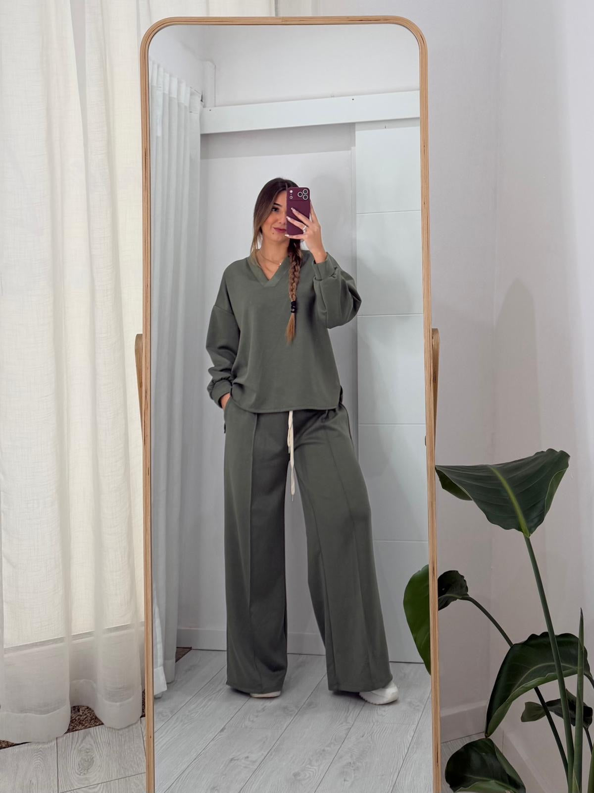 Khaki Green Tracksuit
